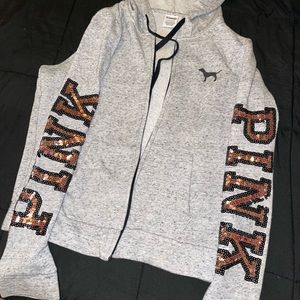 PINK jacket with sequins!